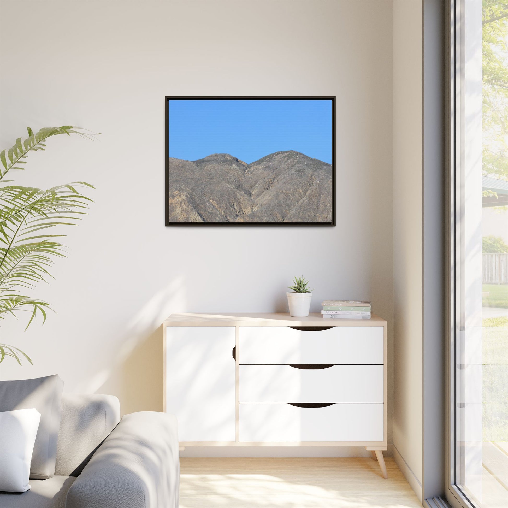 Arid Mountain Breath - Unique Stretched Canvas Wall Art - Art By Earth