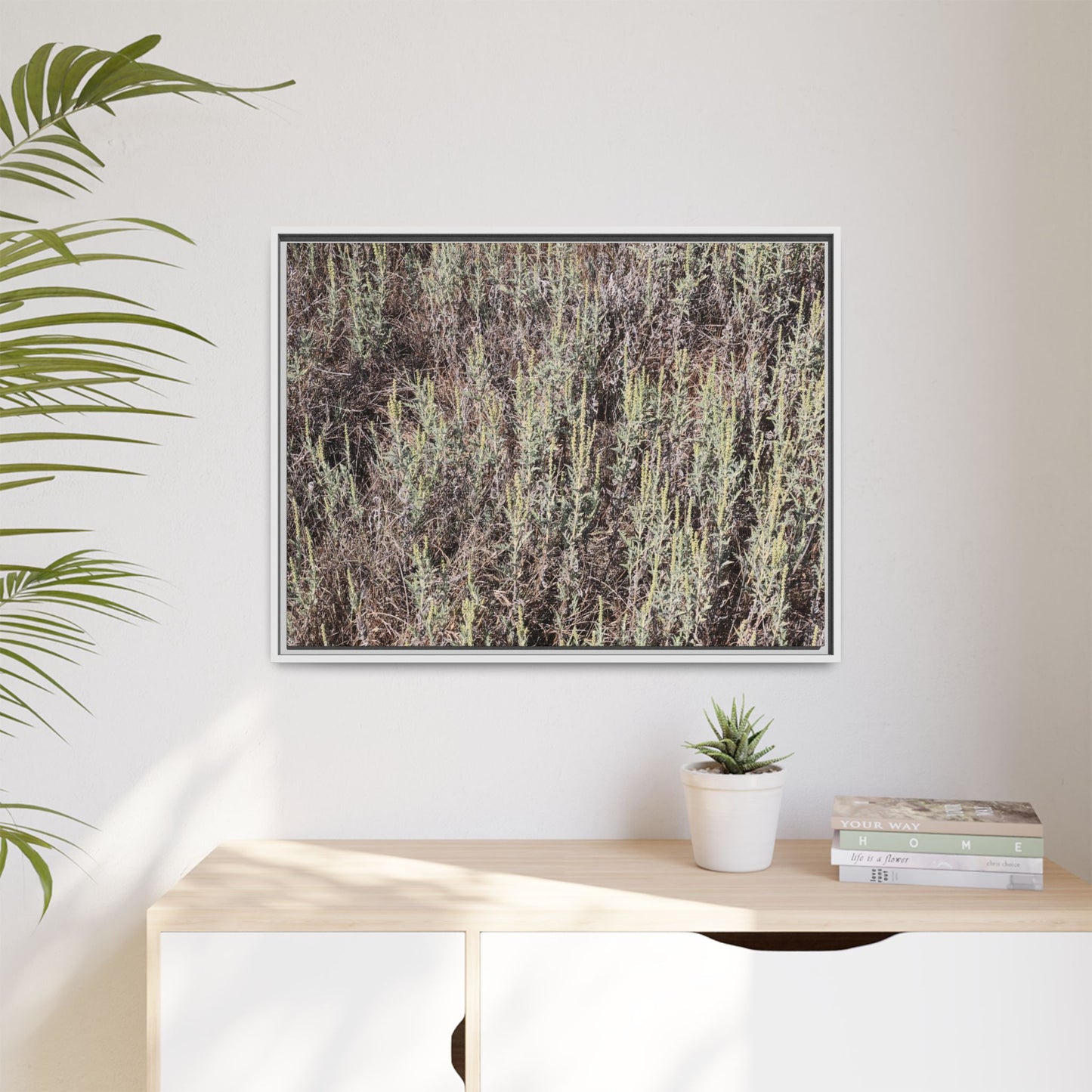 Sage Fields Forever - Unique Stretched Canvas Wall Art - Art By Earth