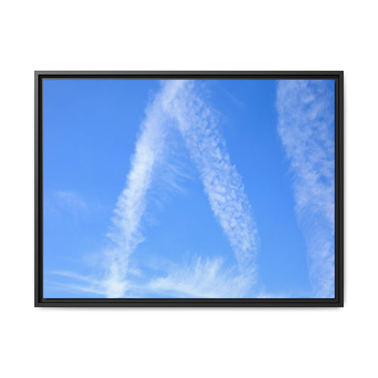 Skyward Whispers - Unique Stretched Canvas Wall Art