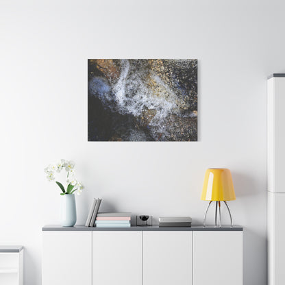 Liquid Stone - Unique Frameless Canvas Wall Art