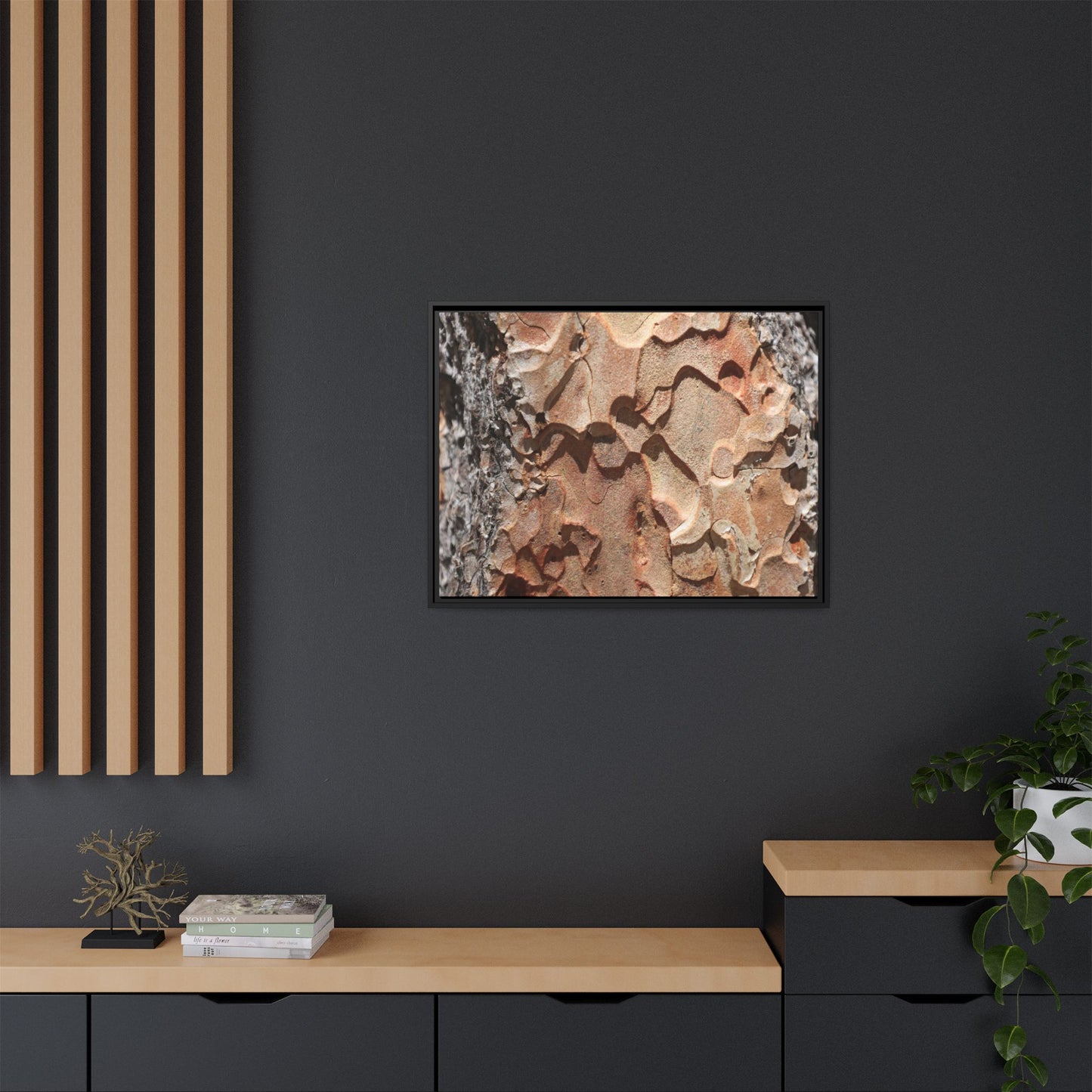 Rust and Stone - Unique Stretched Canvas Wall Art