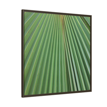 Verdant Veins - Unique Stretched Canvas Wall Art