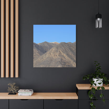 Silent Peaks - Unique Frameless Canvas Wall Art - Art By Earth