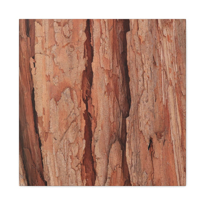 Bark Layers of Time - Unique Frameless Canvas Wall Art