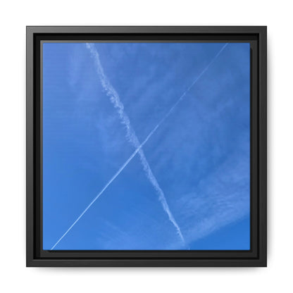 Sky Crossroads - Unique Stretched Canvas Wall Art