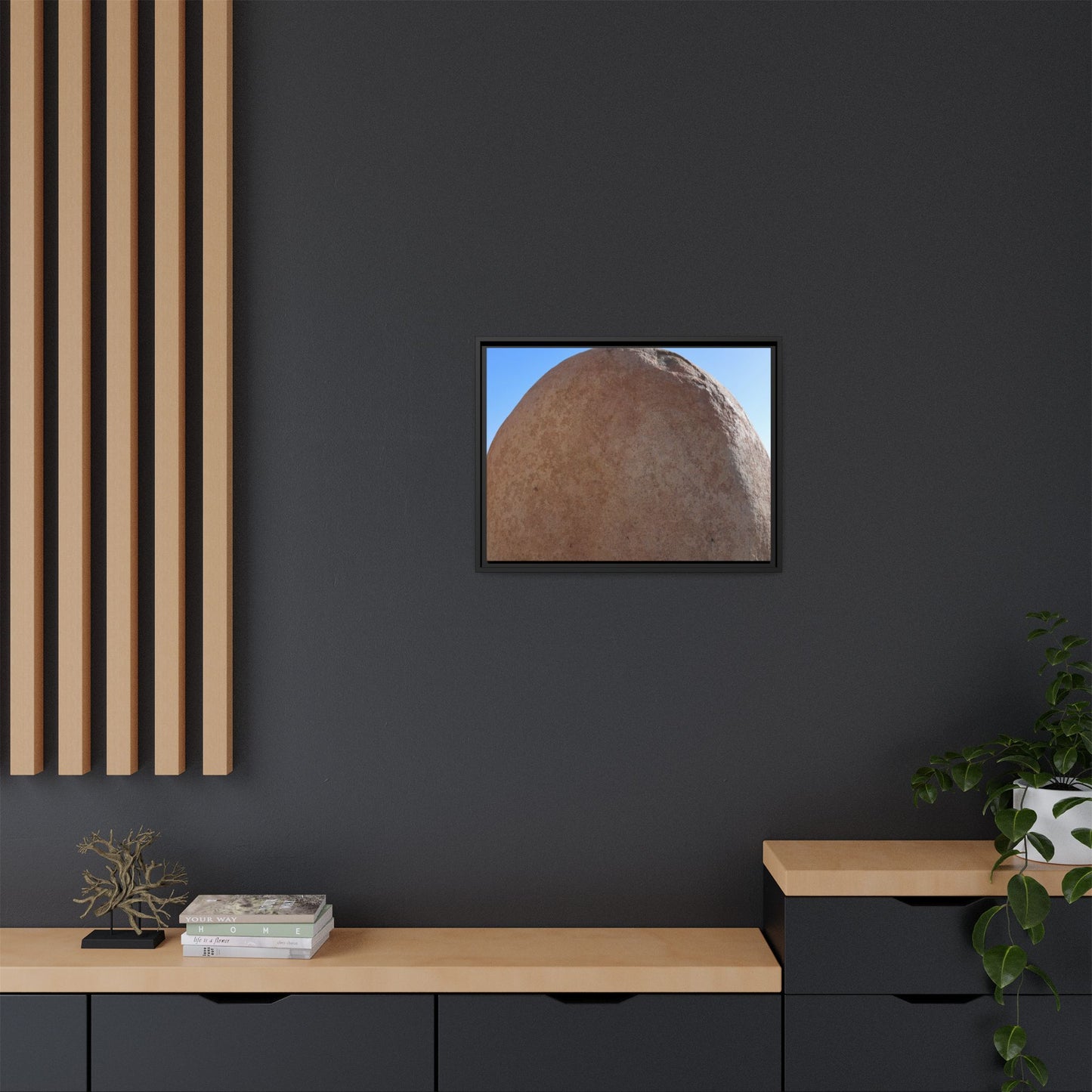 Stone Sphere - Unique Stretched Canvas Wall Art