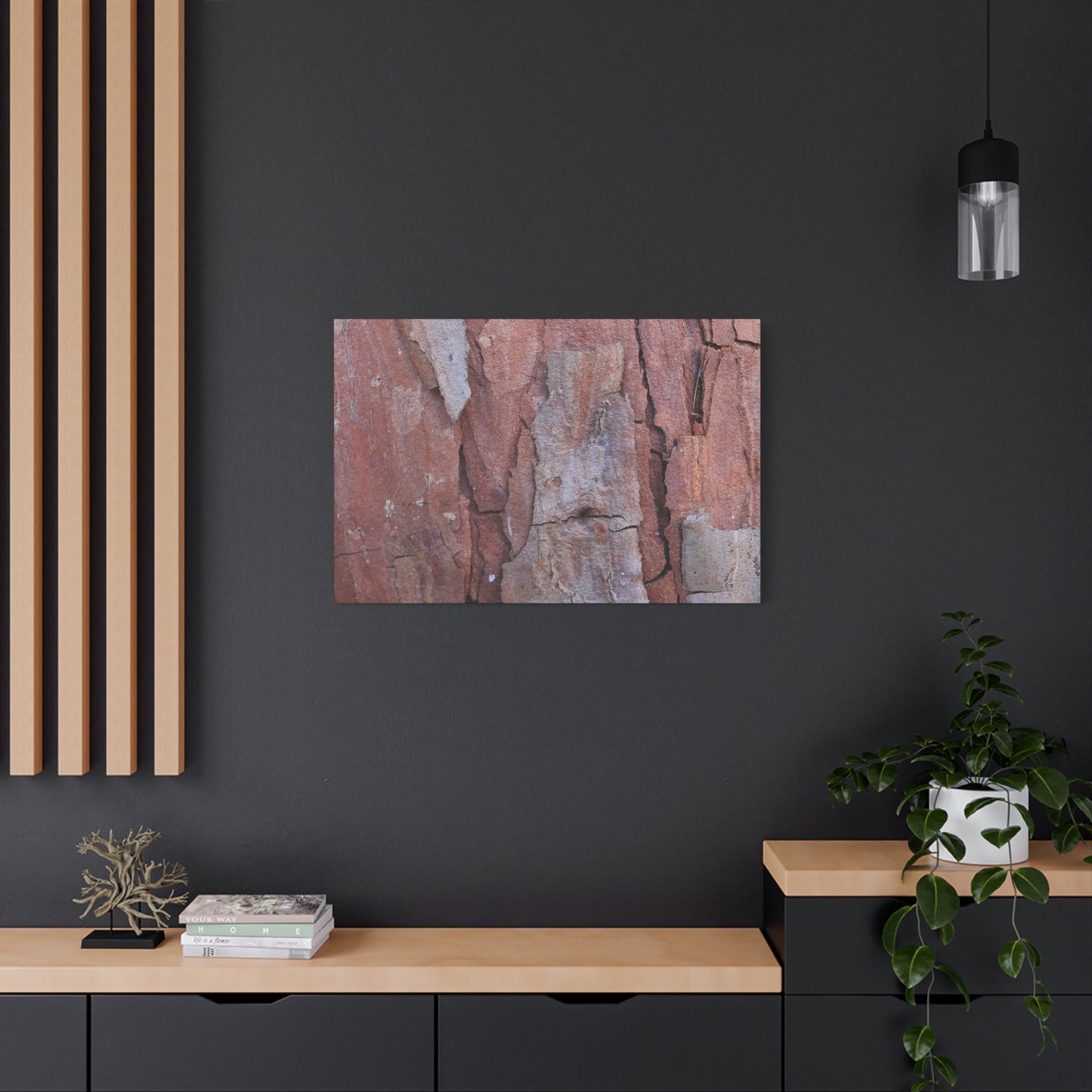 Fractal Rust - Unique Frameless Canvas Wall Art