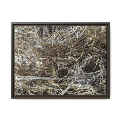 Tangled Whispers of Autumn - Unique Stretched Canvas Wall Art