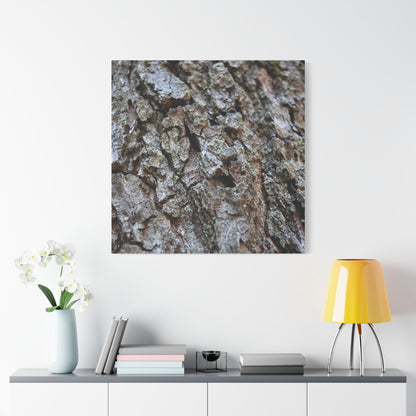 Cracked Echoes - Unique Frameless Canvas Wall Art