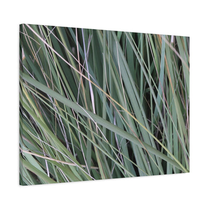 Whispers of Green - Unique Frameless Canvas Wall Art