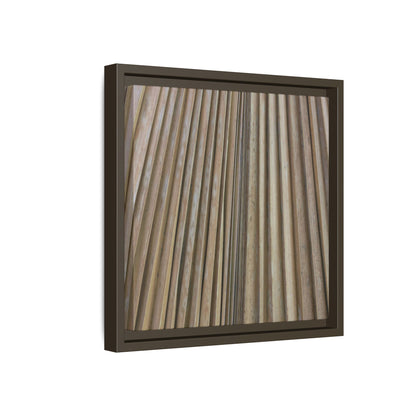 Wooden Whispers - Unique Stretched Canvas Wall Art