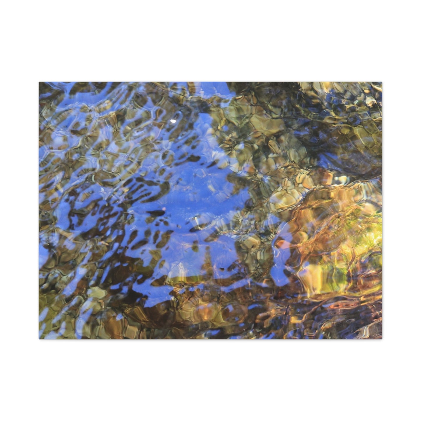 Water's Whisper - Unique Frameless Canvas Wall Art