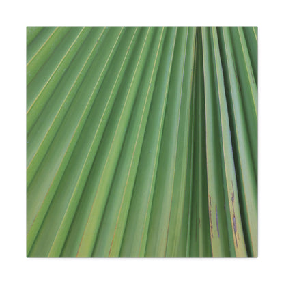 Palm Pulse - Unique Frameless Canvas Wall Art