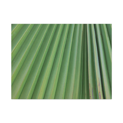 Palm Pulse - Unique Frameless Canvas Wall Art