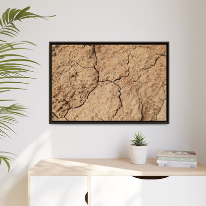 Parched Land - Unique Stretched Canvas Wall Art