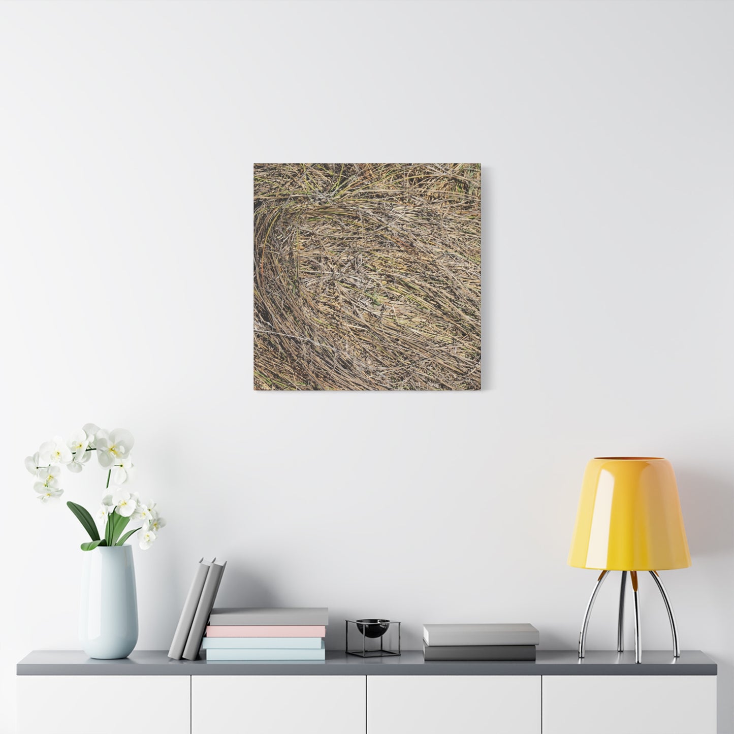 Tangled Hay - Unique Stretched Canvas Wall Art - Art By Earth