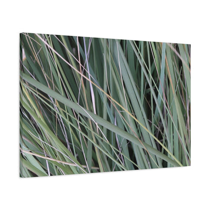 Whispers of Green - Unique Frameless Canvas Wall Art