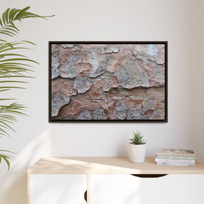 Flaking Serenity - Unique Stretched Canvas Wall Art
