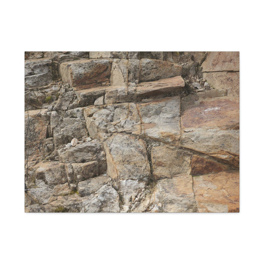 Stone Memories - Unique Frameless Canvas Wall Art