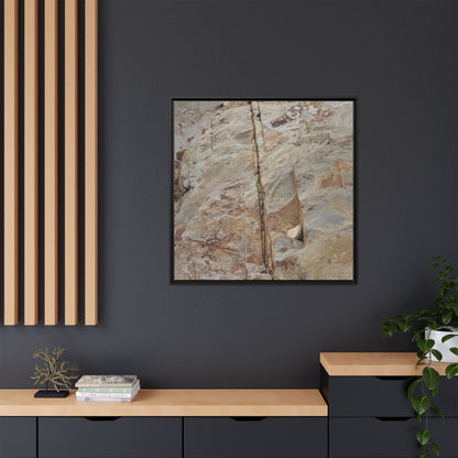 Sedimentary Symphony - Unique Stretched Canvas Wall Art