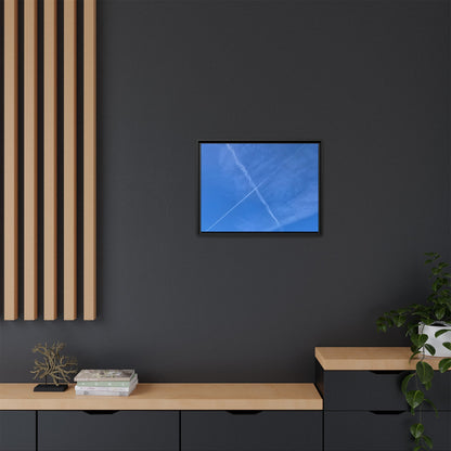 Sky Crossroads - Unique Stretched Canvas Wall Art