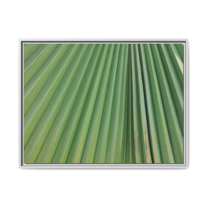 Emerald Rays - Unique Stretched Canvas Wall Art