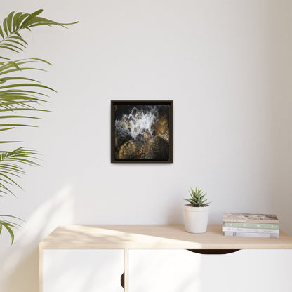 Cascading Momentum - Unique Stretched Canvas Wall Art