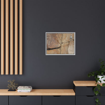 Rusty Crevices - Unique Stretched Canvas Wall Art