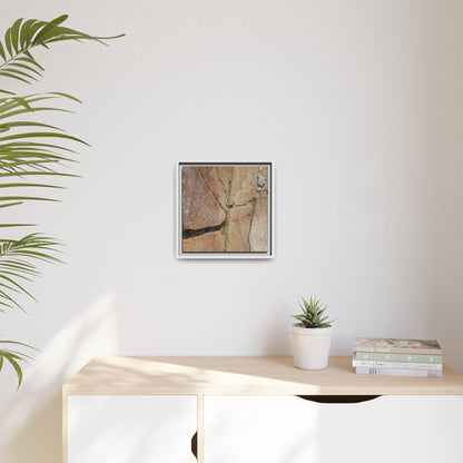 Rusty Crevices - Unique Stretched Canvas Wall Art