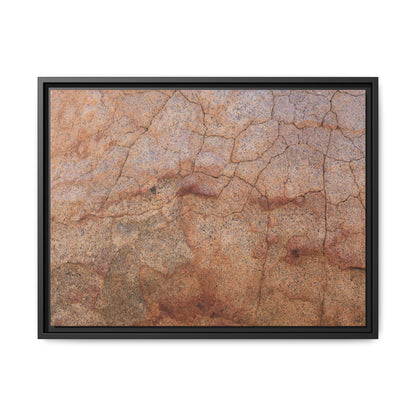 Russet Fissures - Unique Stretched Canvas Wall Art