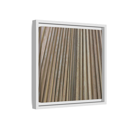 Wooden Whispers - Unique Stretched Canvas Wall Art
