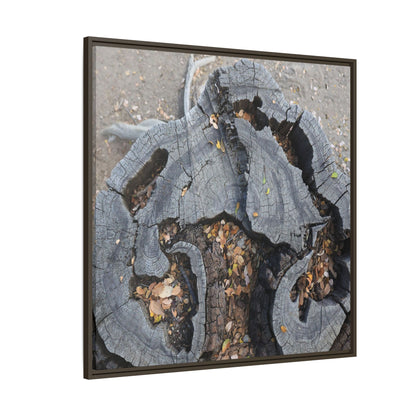 Time's Fractal Memory - Unique Stretched Canvas Wall Art