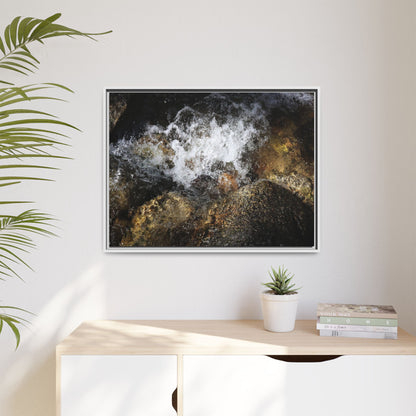 Cascading Momentum - Unique Stretched Canvas Wall Art