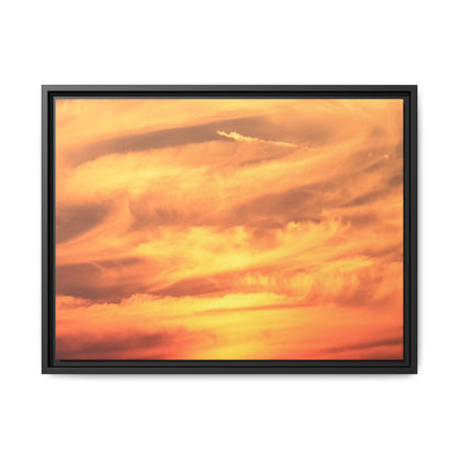 Burning Skies - Unique Stretched Canvas Wall Art