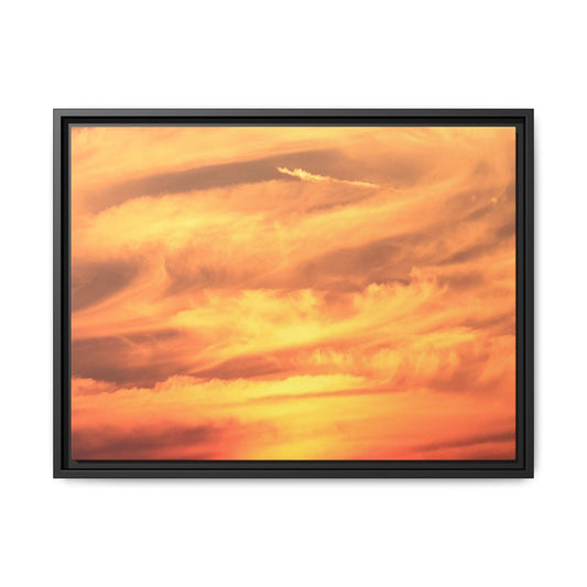 Burning Skies - Unique Stretched Canvas Wall Art