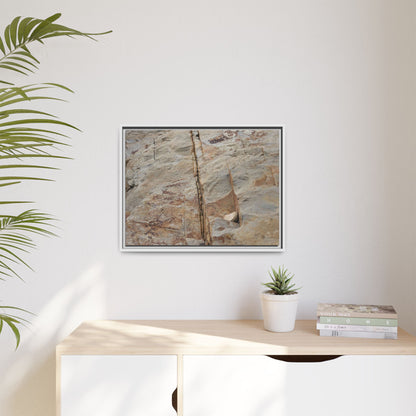 Sedimentary Symphony - Unique Stretched Canvas Wall Art