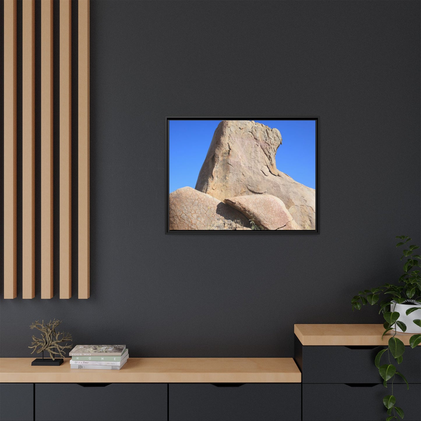 Rocky Sentinel - Unique Stretched Canvas Wall Art