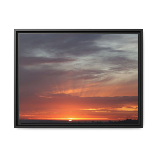 Fiery Horizon - Unique Poster Wall Art