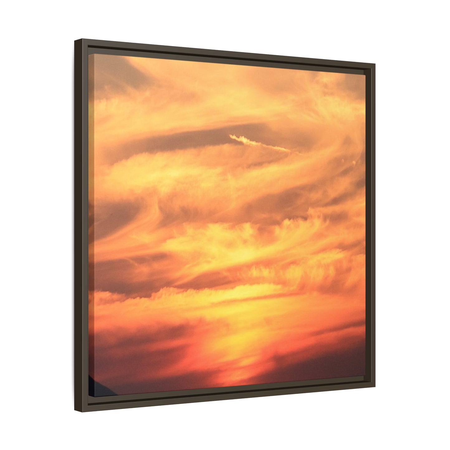 Burning Skies - Unique Stretched Canvas Wall Art