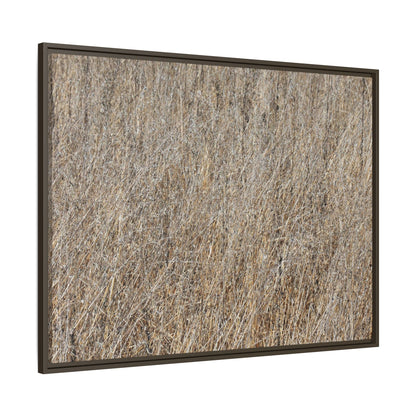 Dry Straw Symphony - Unique Stretched Canvas Wall Art - Art By Earth