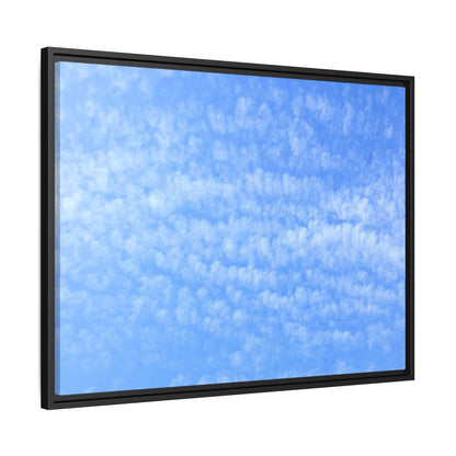 Wispy Blue Dreams - Unique Stretched Canvas Wall Art