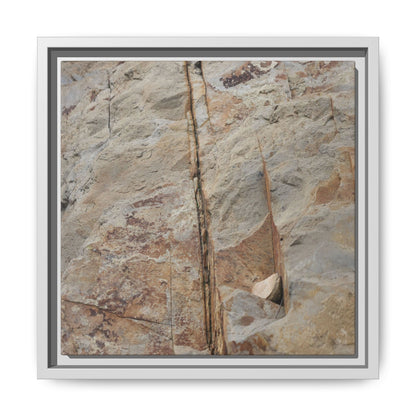 Sedimentary Symphony - Unique Stretched Canvas Wall Art