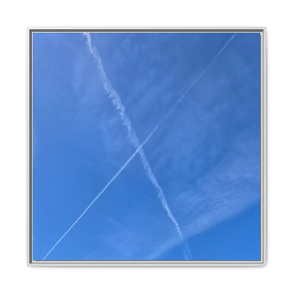 Sky Crossroads - Unique Stretched Canvas Wall Art