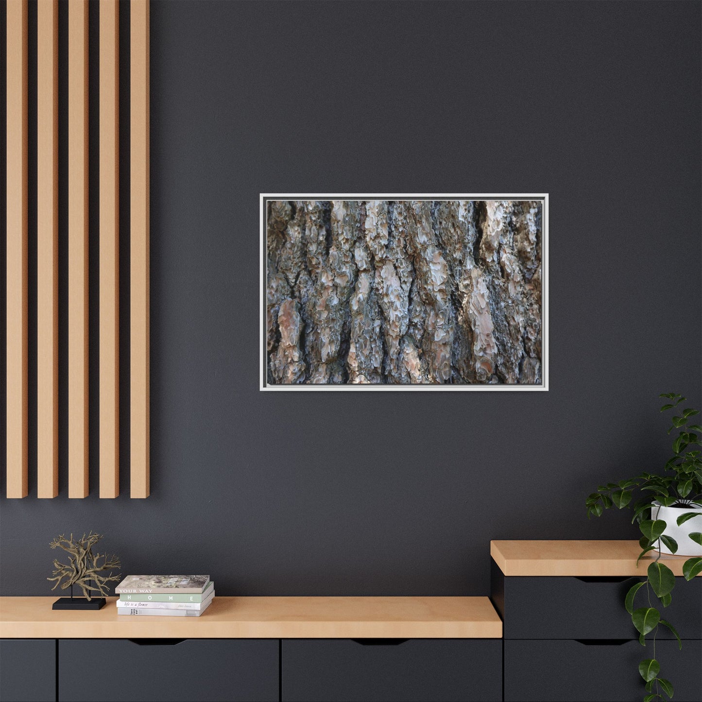 Bark Whispers - Unique Stretched Canvas Wall Art