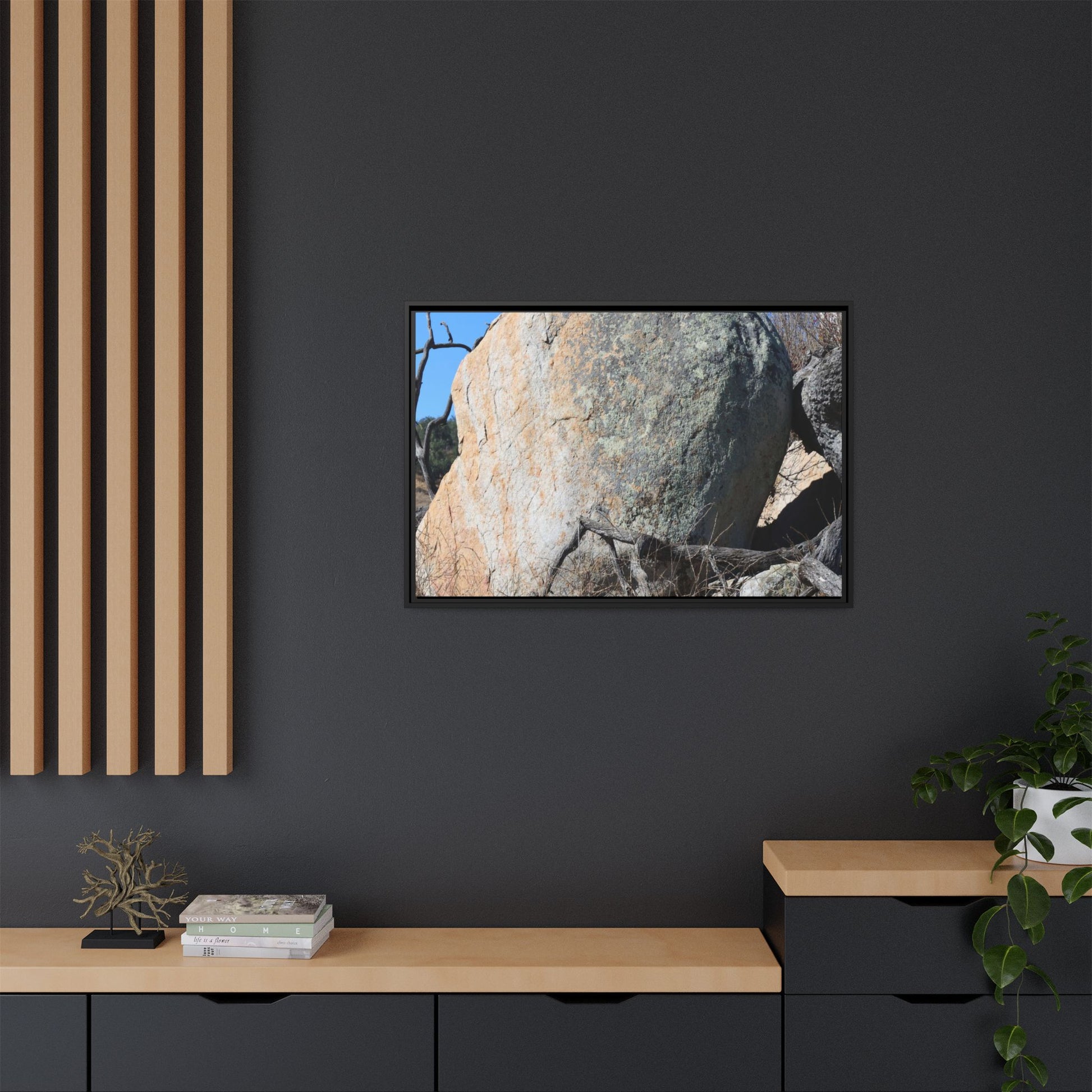Stony Sentinel - Unique Stretched Canvas Wall Art - Art By Earth