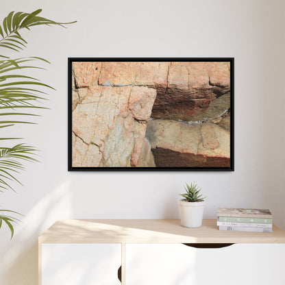 Fractured Stone - Unique Stretched Canvas Wall Art