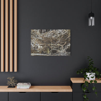 Whispers in Dry Grass - Unique Frameless Canvas Wall Art