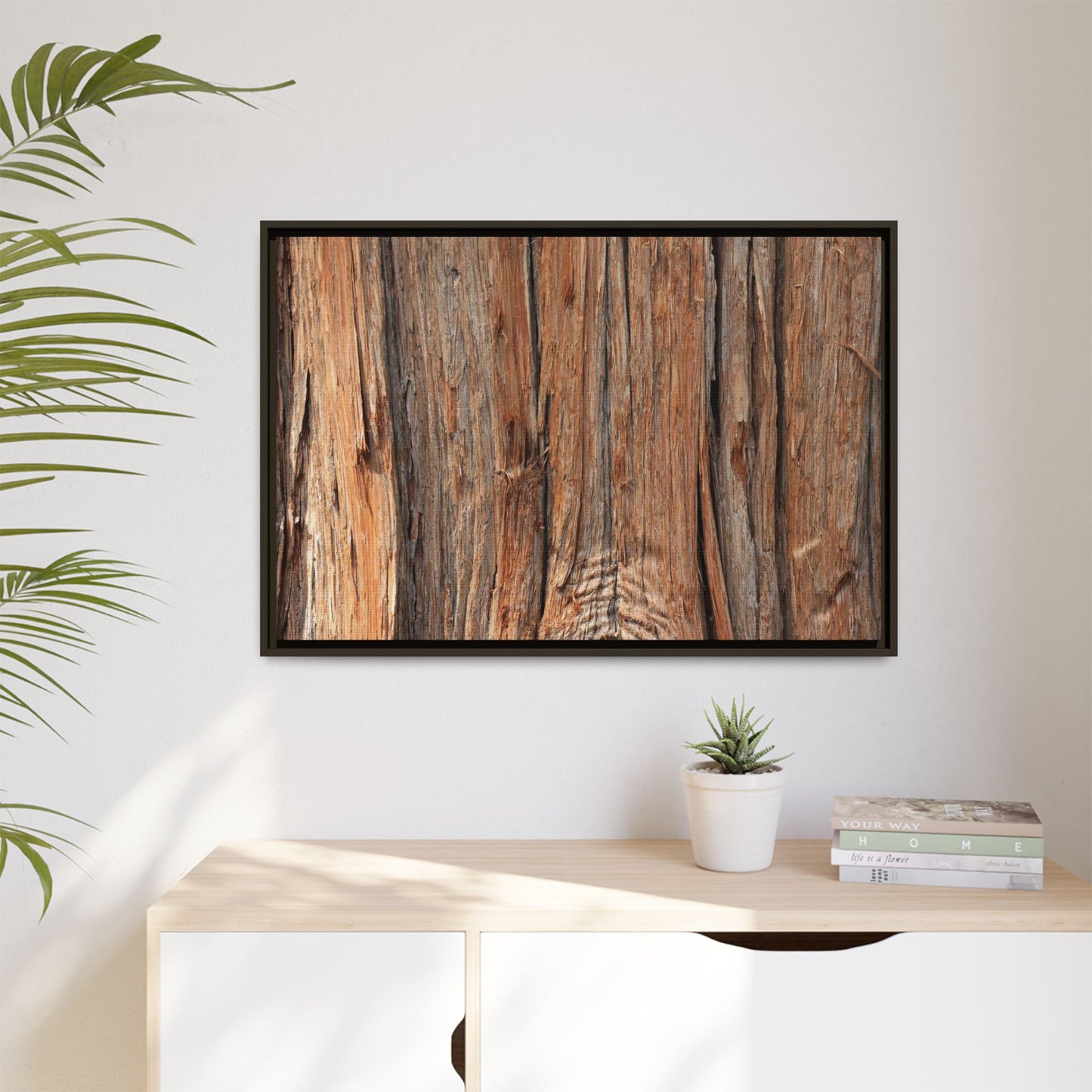 Echoes of Timber - Unique Stretched Canvas Wall Art