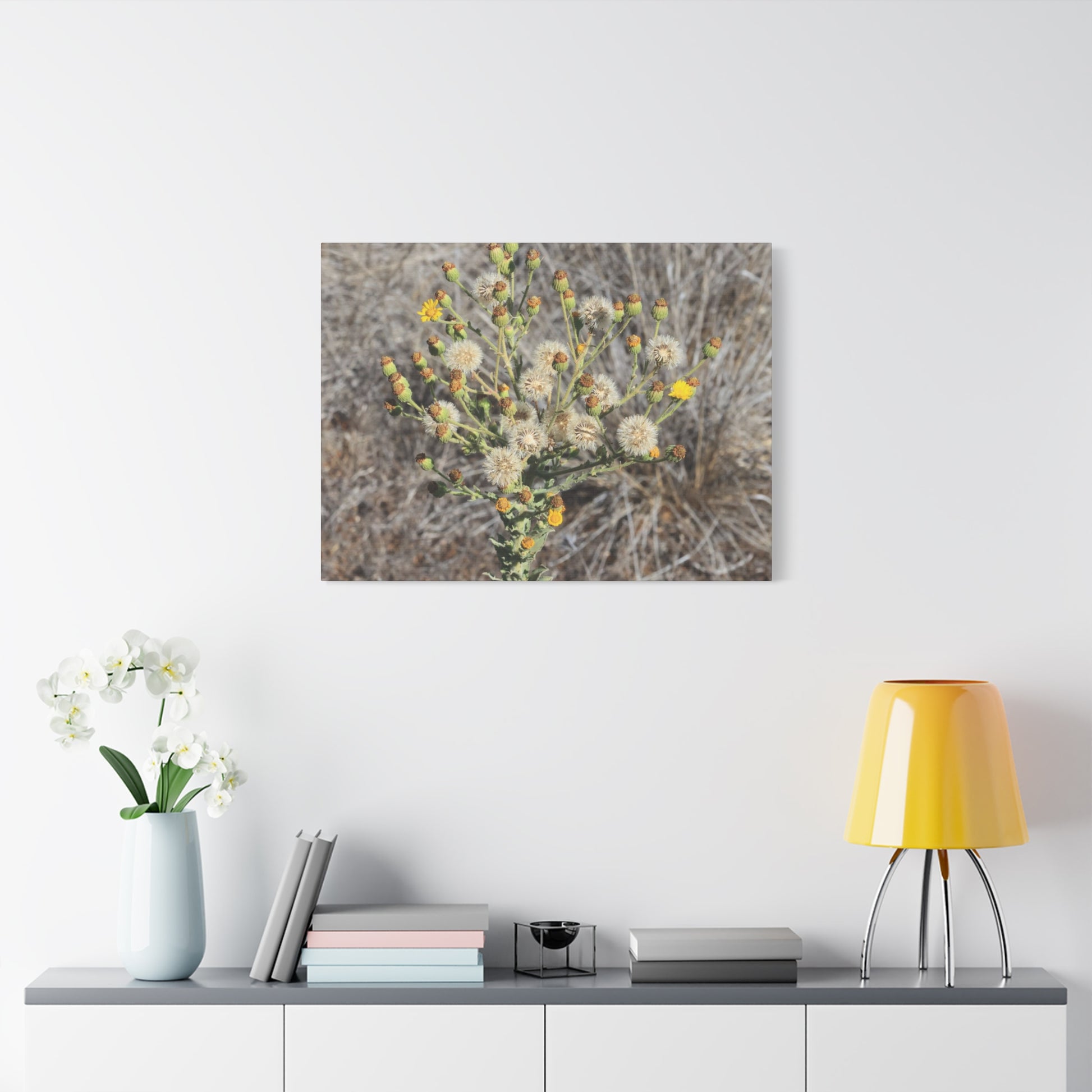 Whispers of the Dry Meadow - Unique Stretched Canvas Wall Art - Art By Earth