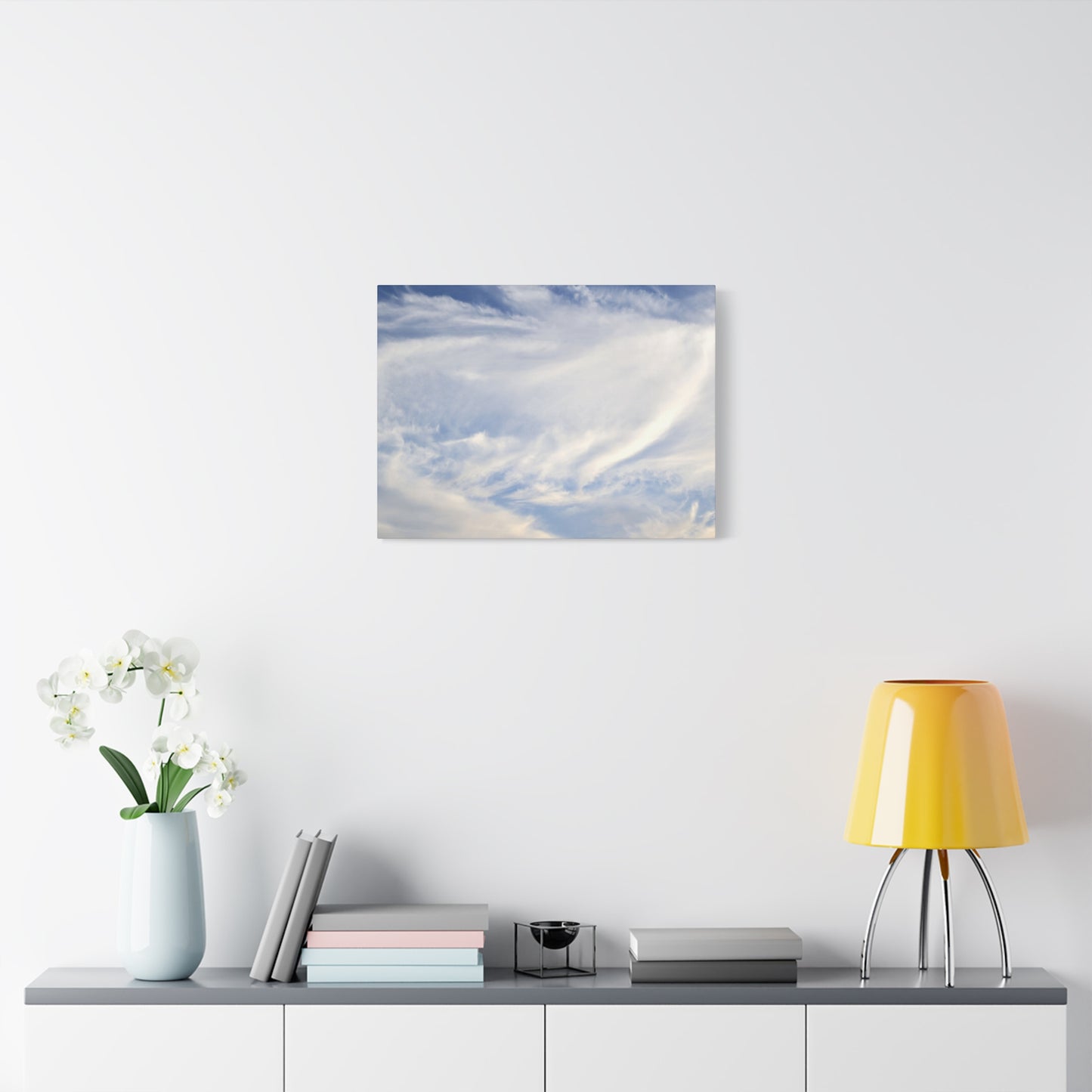 Whispers of Celestial Breath - Unique Frameless Canvas Wall Art